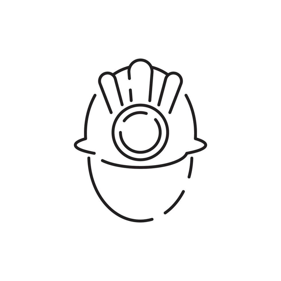 Mining Industry line icon. Different kinds enterprise, coal extraction of minerals in the mine and surface thin line design. linear symbols collection. vector