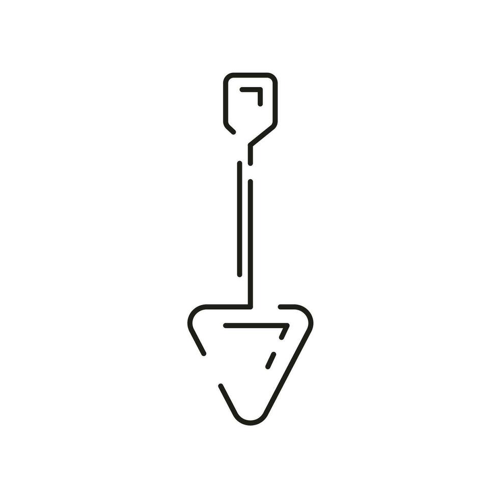 Minin line icon. Extraction of minerals in the mine and surface. Power and energy production, electric industry, world ecology conservation, coal mining minerals. Illustration, symbol, sign. vector