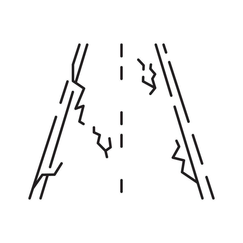 Natural Disaster, Vector illustration of thin line icon for Natural Disaster Contains such Icons as earth quake, flood, tsunami and other.