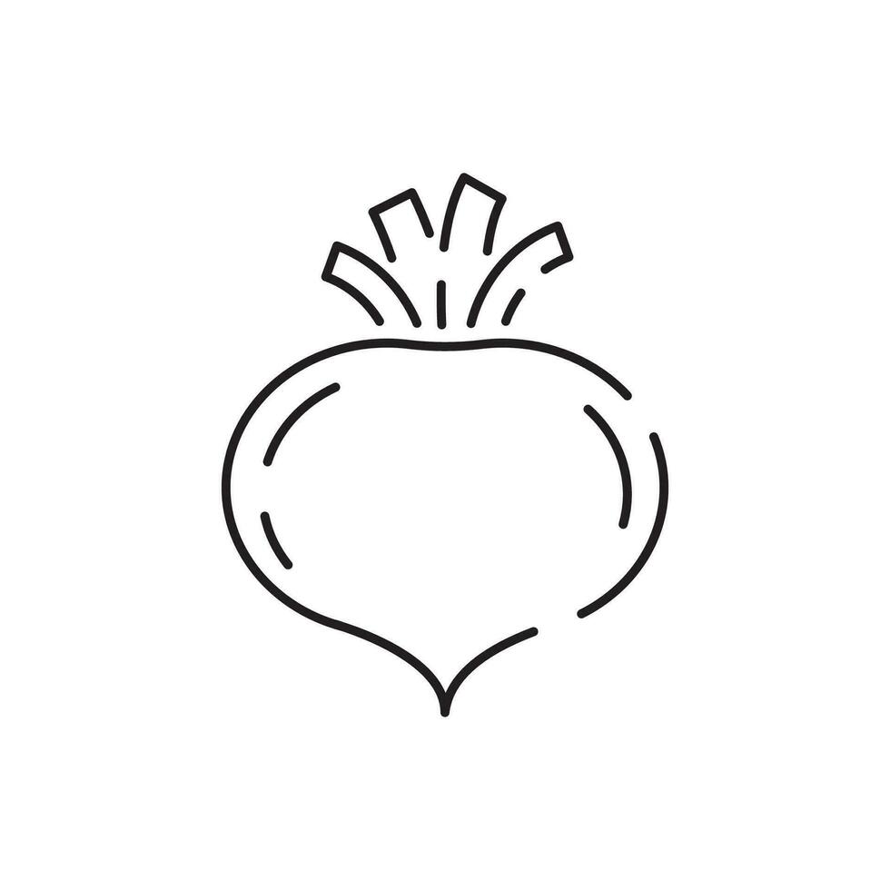 Vegetables thin line icon. Vegetarian, veggies. Simple vector icon as tomato, cucumber, kohlrabi, cauliflower, pattypan squash, fiddleheads good food and health.