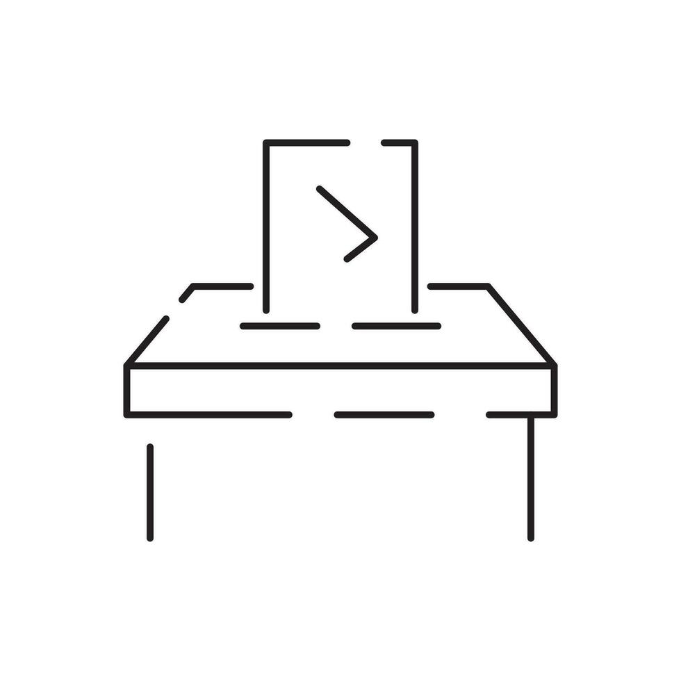 Politics or political and Politician. Vector voting or election and vote. Related Vector Line Icon. Ratings of Candidates, Electronic voting and more.