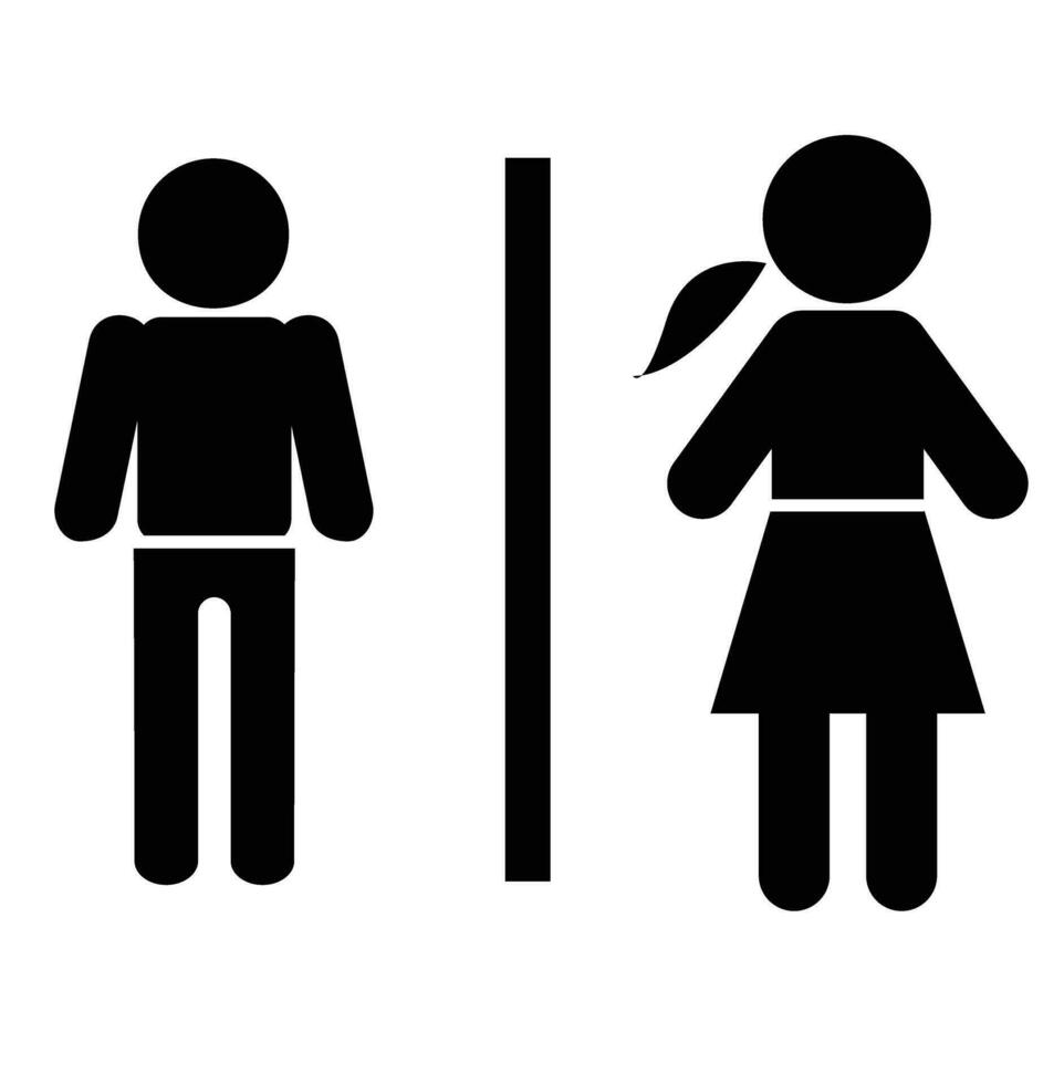 Toilet sign vector