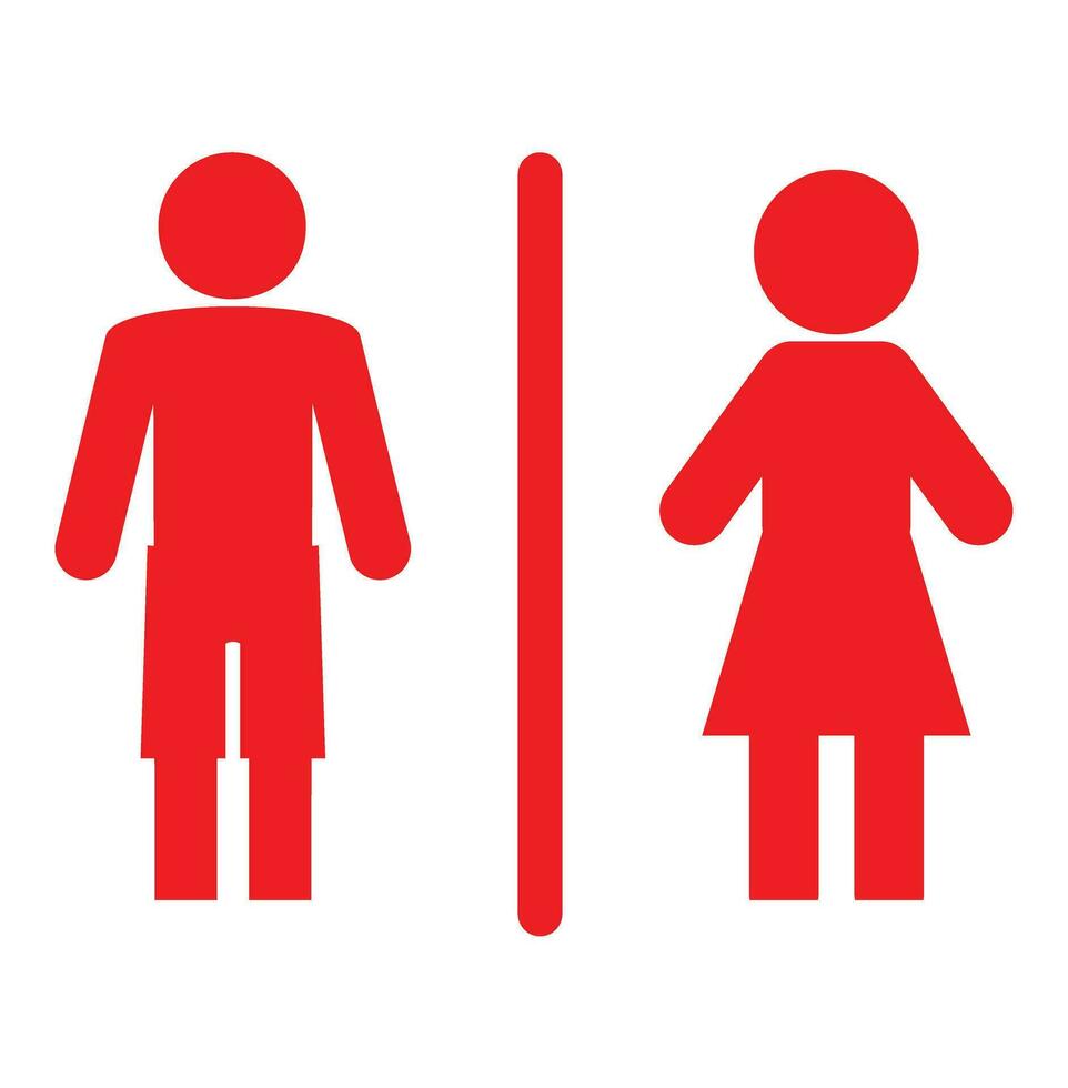 Toilet sign vector