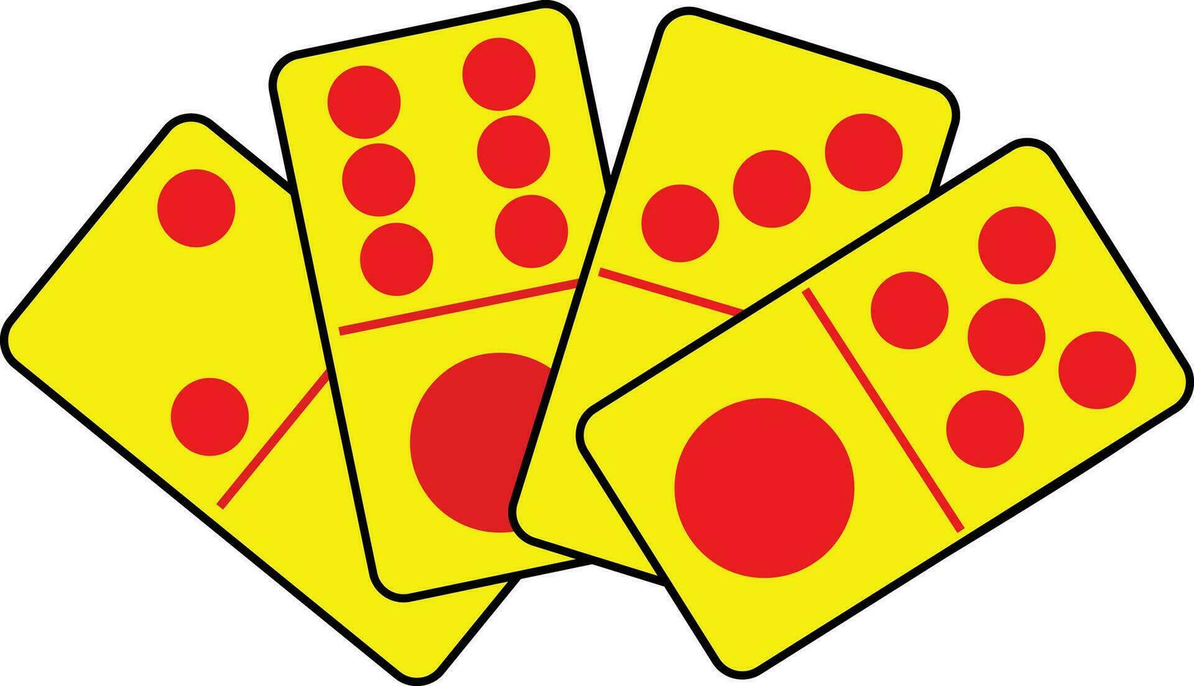 Domino card vector