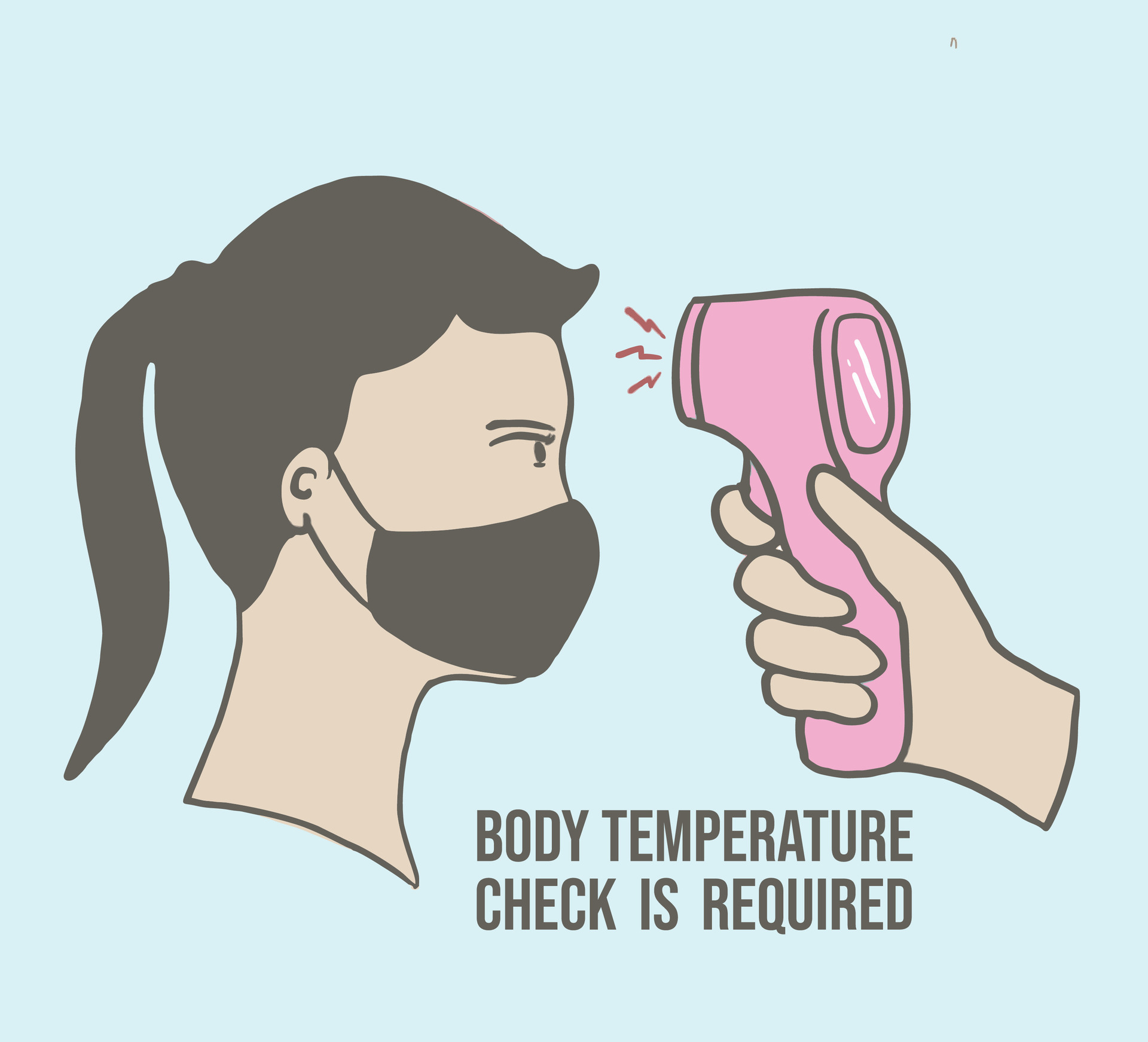 Body check temperature 25685130 Vector Art at Vecteezy