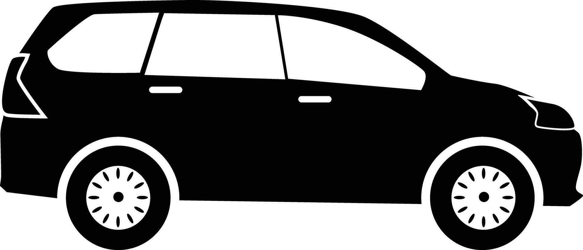 Car silhouette vector