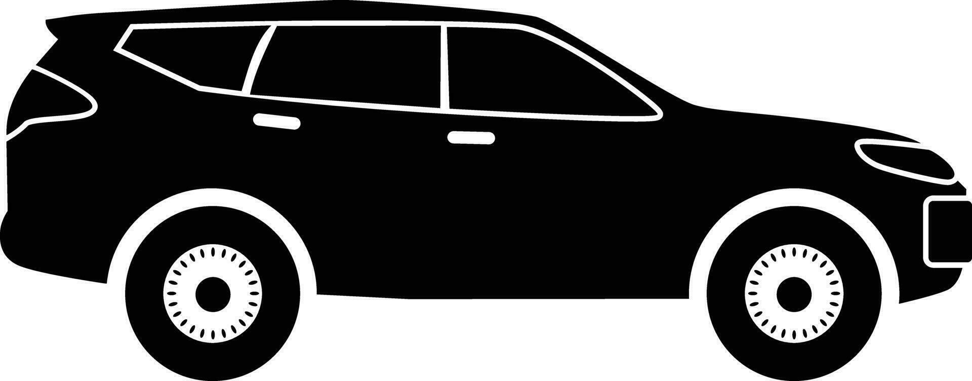 Car silhouette vector