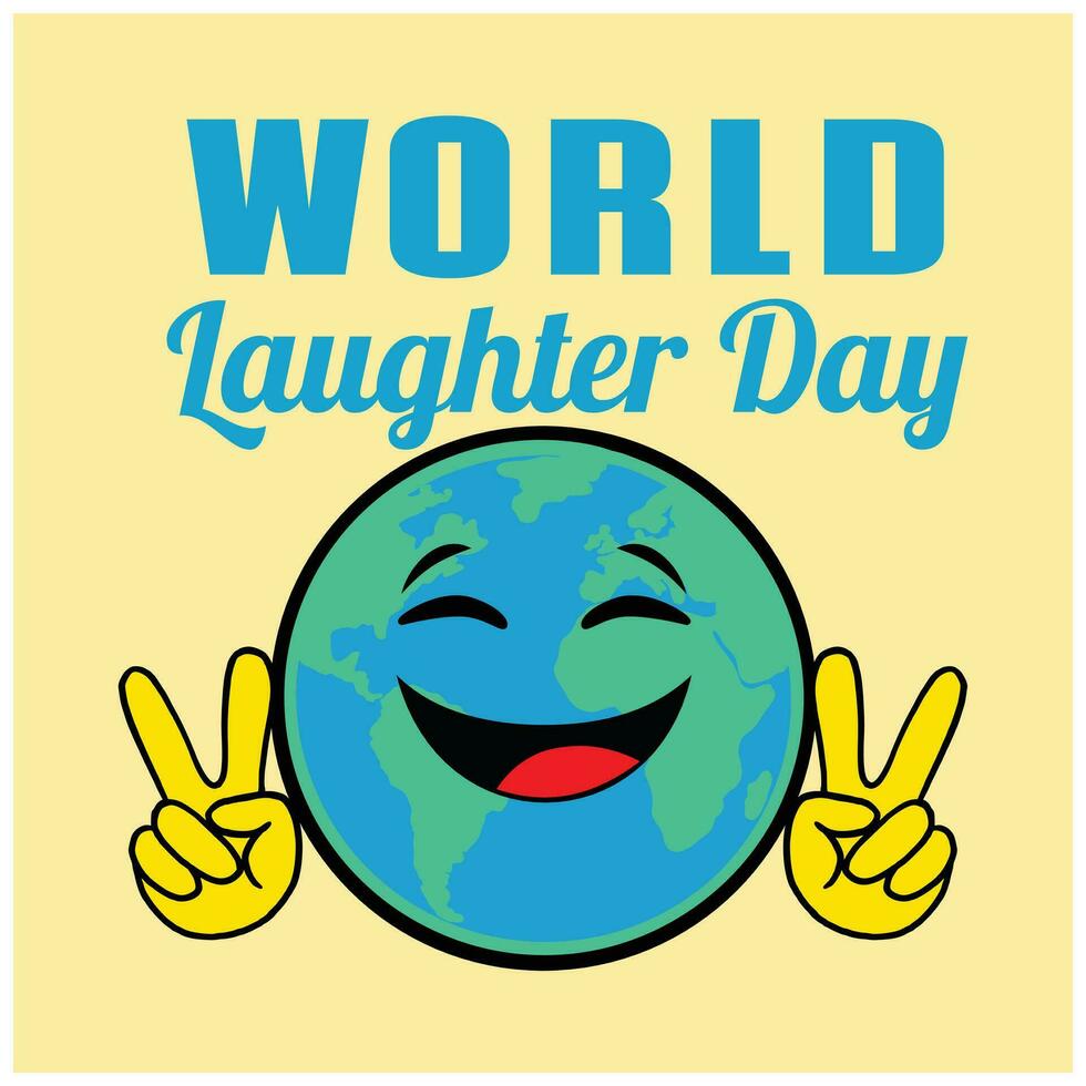 World Laughter Day vector