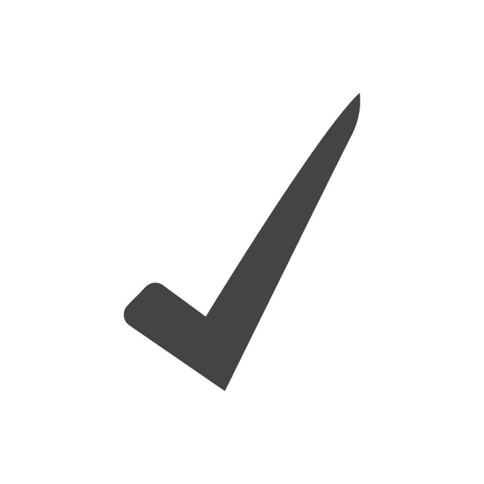 checkmark icon design vector