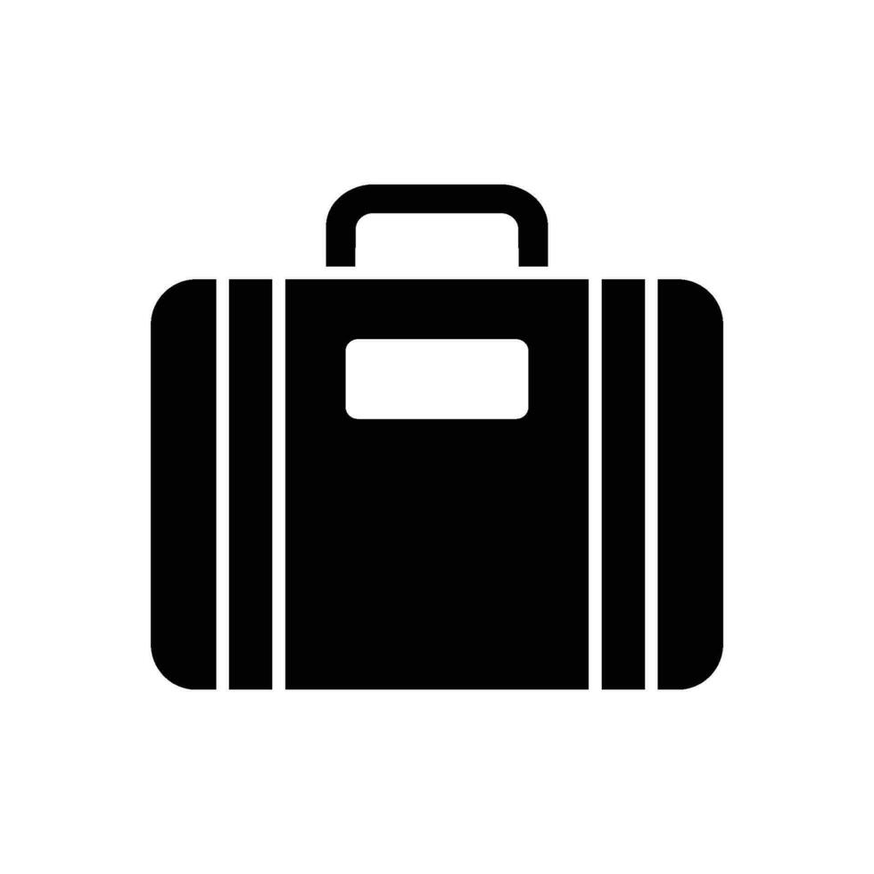 travel bag icon vector design template simple and modern