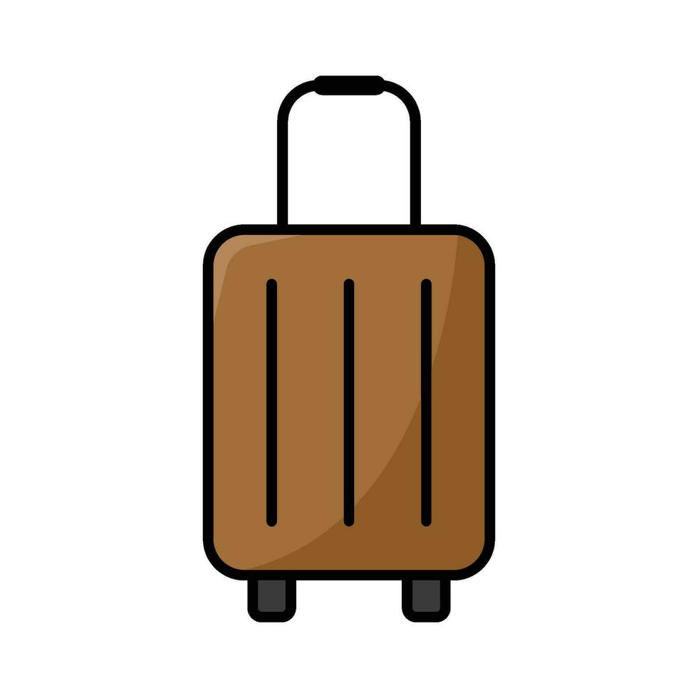 viaje bolso icono vector diseño modelo sencillo y moderno