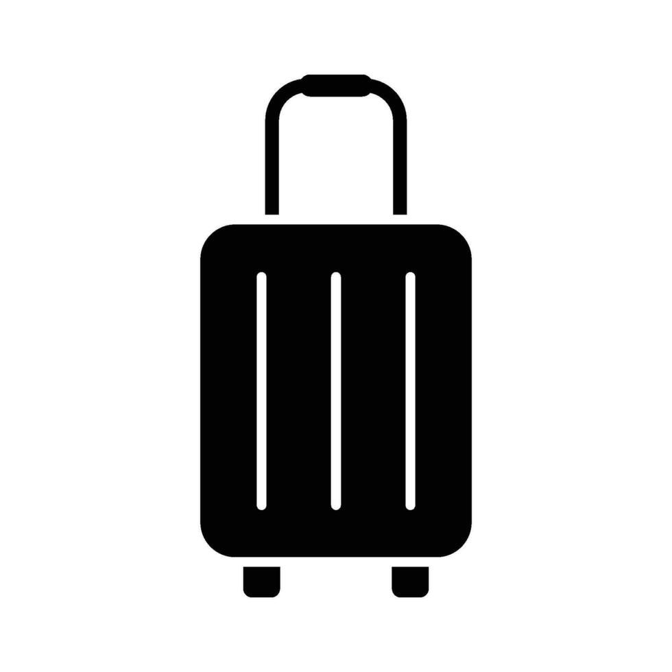 travel bag icon vector design template simple and modern