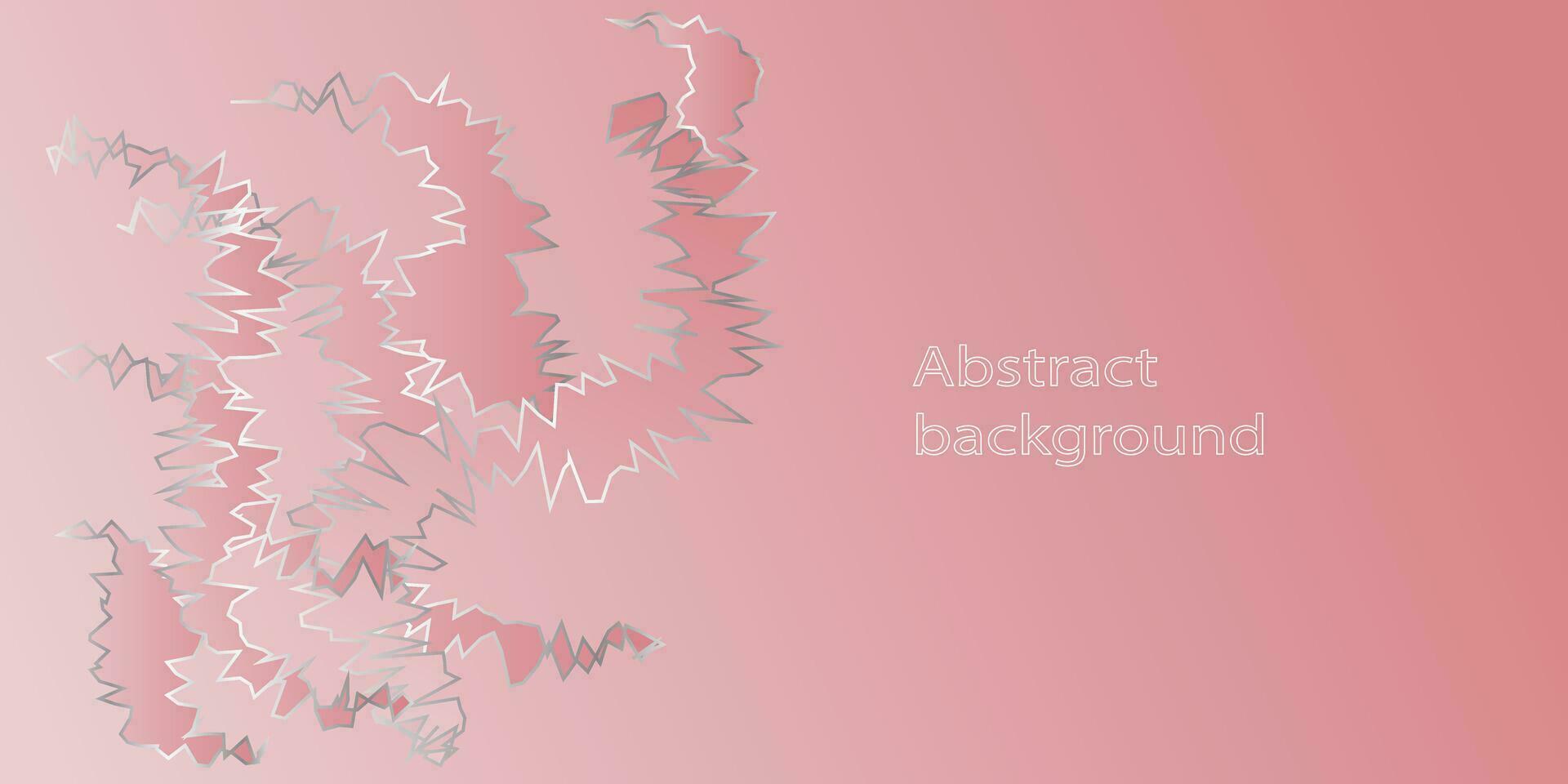 Silver doodle pink abstract background template gradients. EPS10 vector