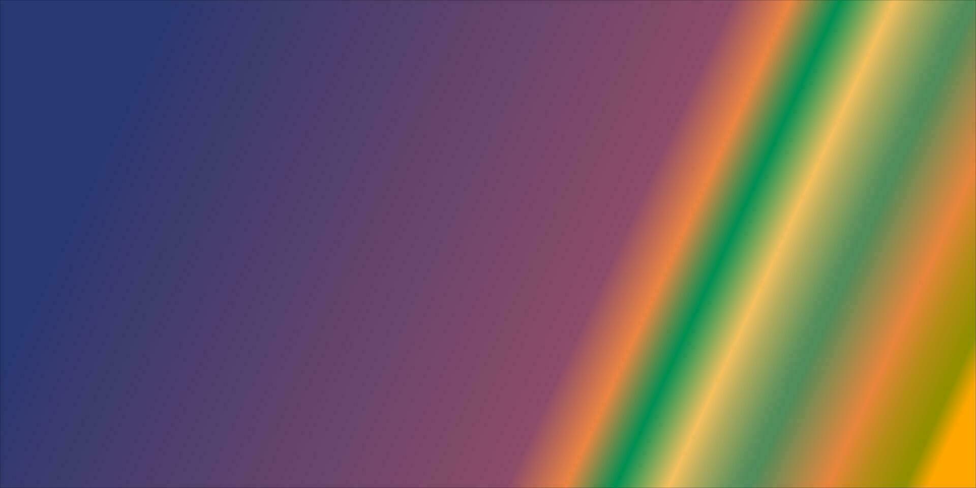 Vector abstract glowing dark blue rainbow background. Blue colored lines. Horizontal banner. Geometric stripes pattern. EPS10 vector