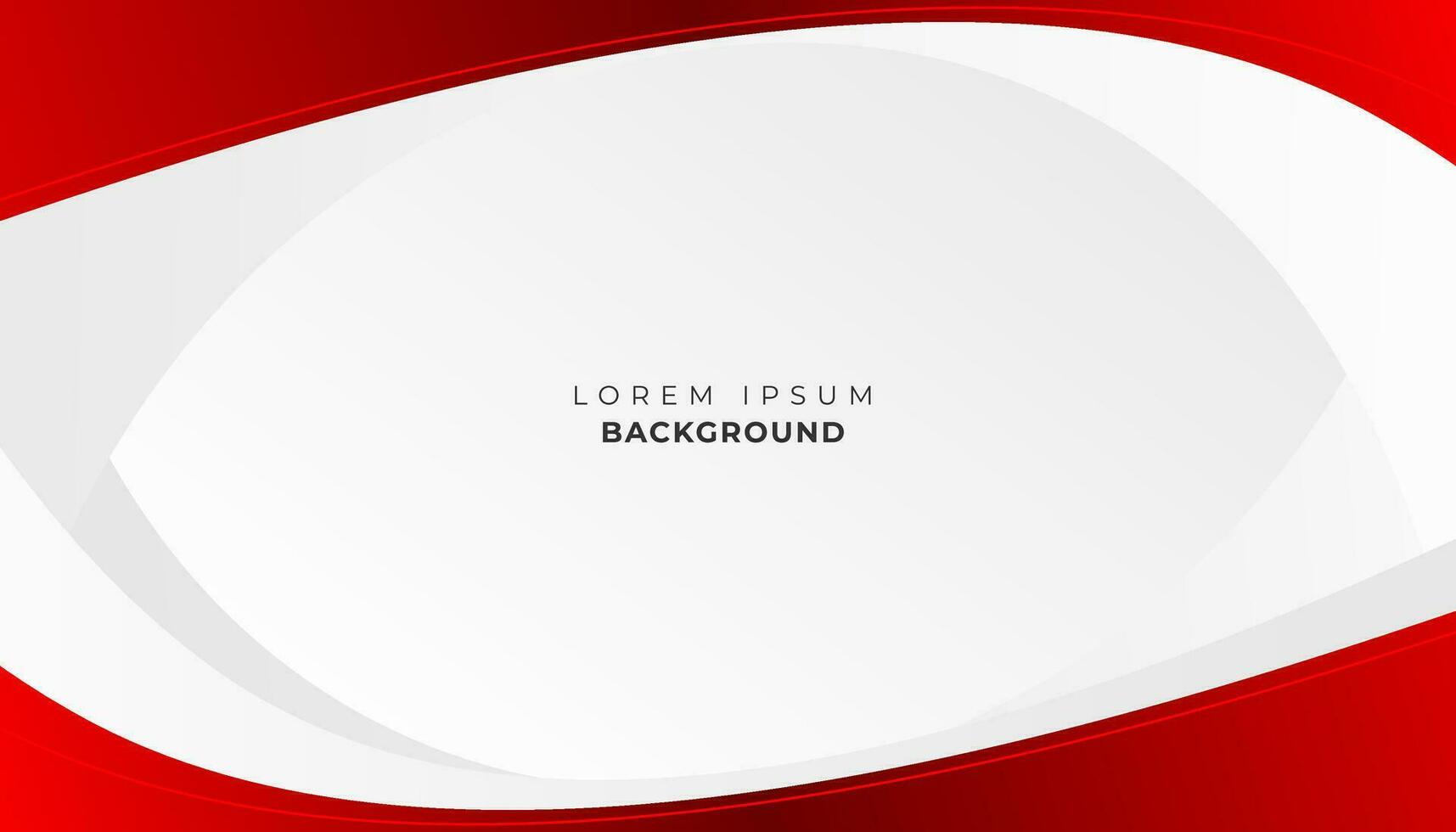 Red curve on a white background vector