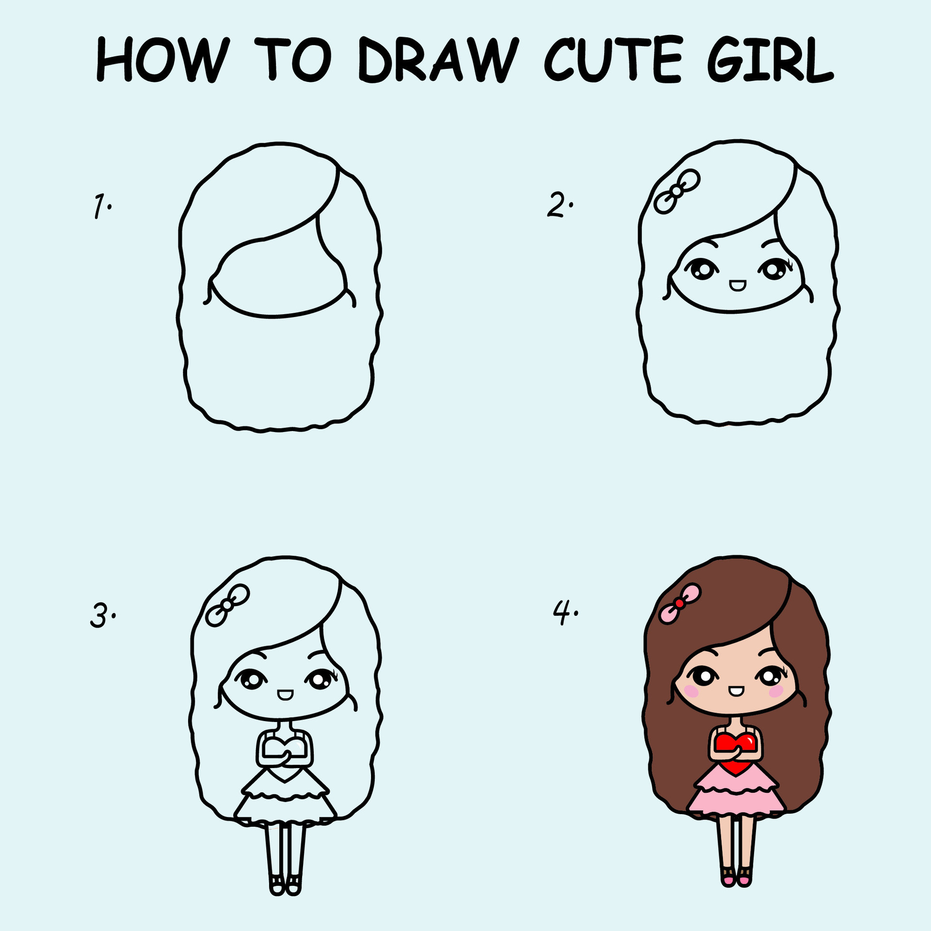 Step By Step To Draw A Cute Girl Drawing Tutorial A Cute Girl Drawing step-by-step-to-draw-a-cute-girl-drawing-tutorial-a-cute-girl-drawing