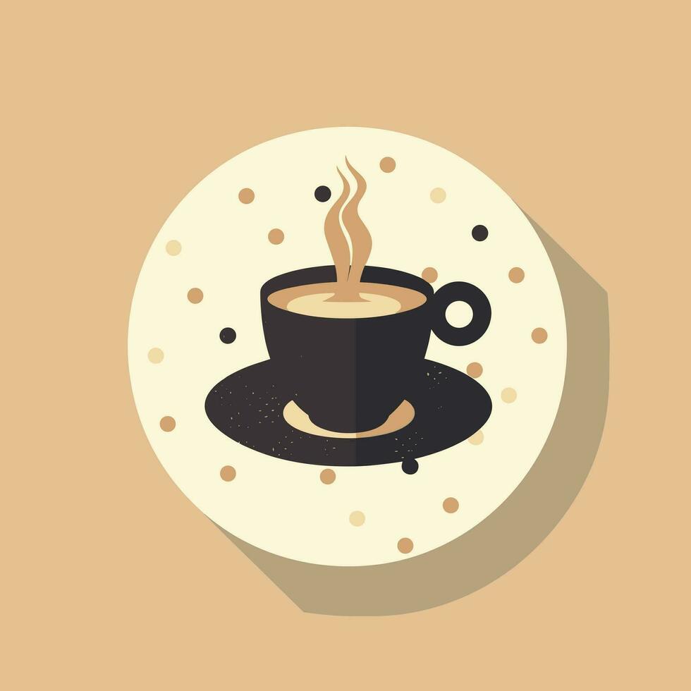 Coffee cup vector logo design,Premium coffee shop logo. Cafe mug icon,