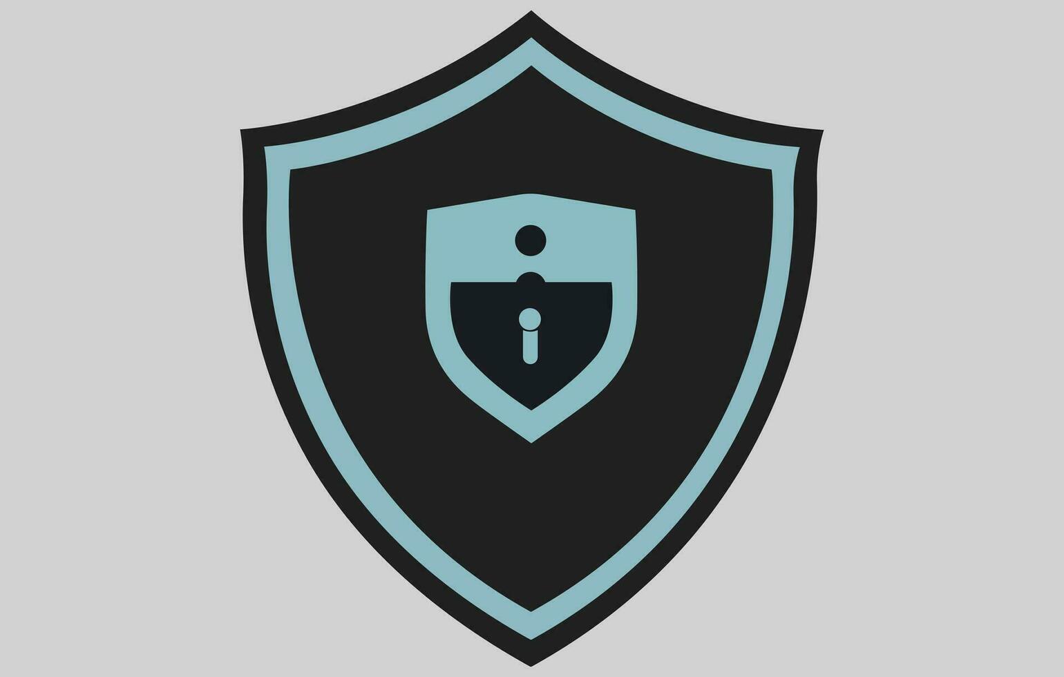 Security Shield With Padlock logo,Shield security with lock symbol. Protection, safety, password security vector icon illustration