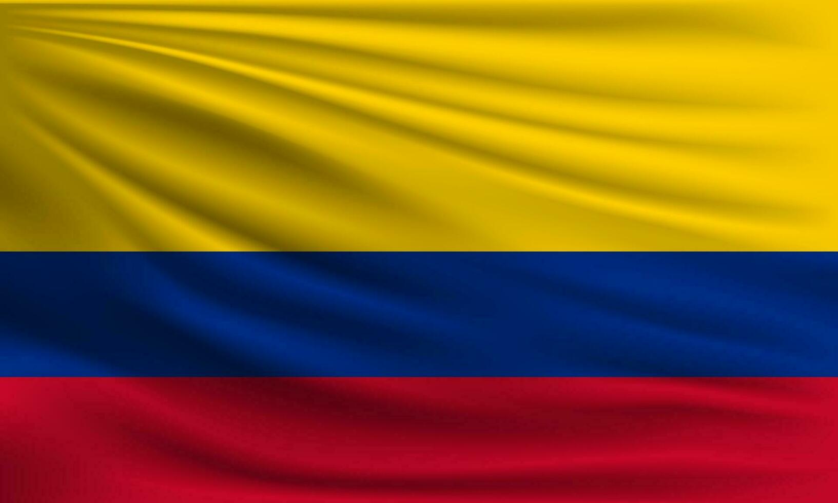 Vector flag of Colombia