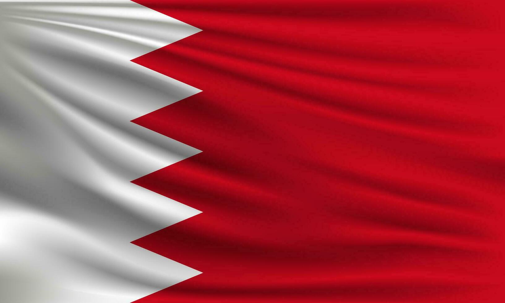 Vector flag of Bahrain