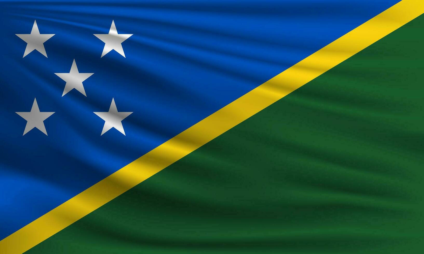 Vector flag of Solomon islands