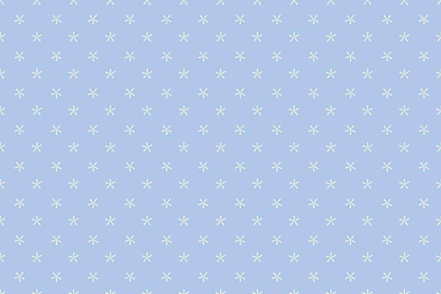 White stars on blue pastel background. vector
