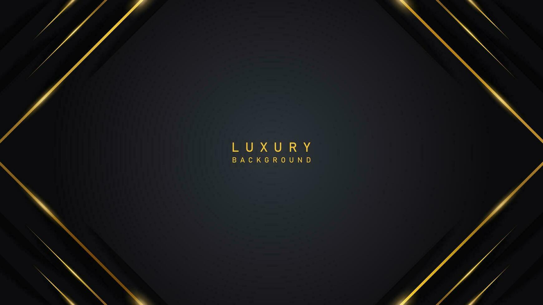 luxury elegant black background design with shiny gold line. luxury elegant theme design vector illustration EPS10