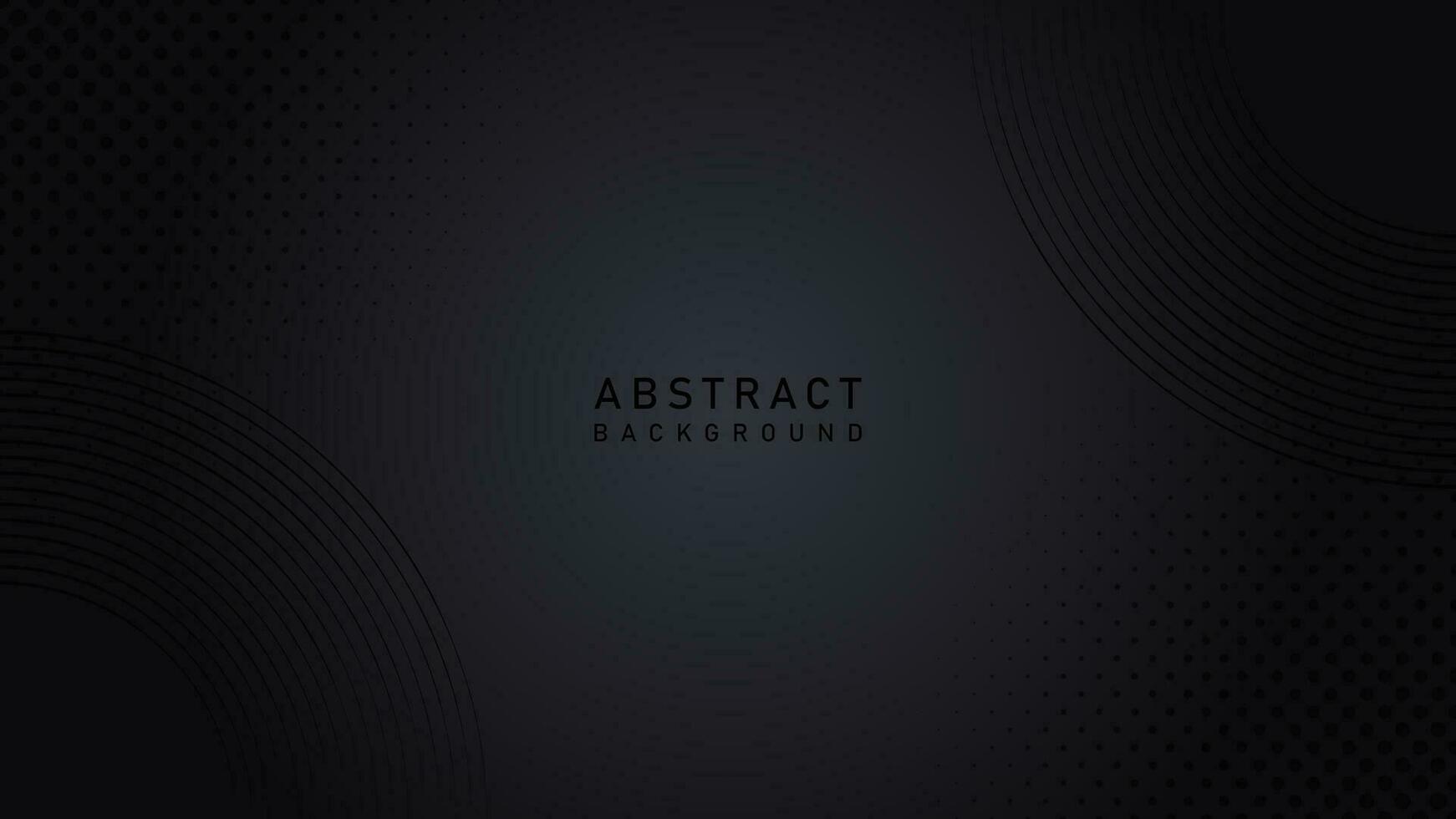 abstract modern dark black background with line and halftone. modern dark theme design vector illustration EPS10
