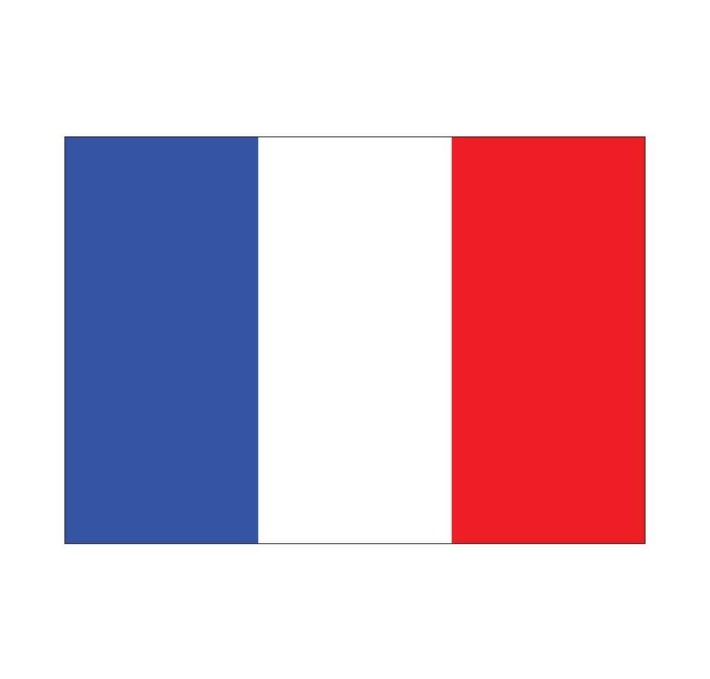 France Flag Vector