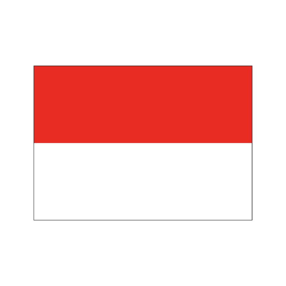 vector de bandera de indonesia