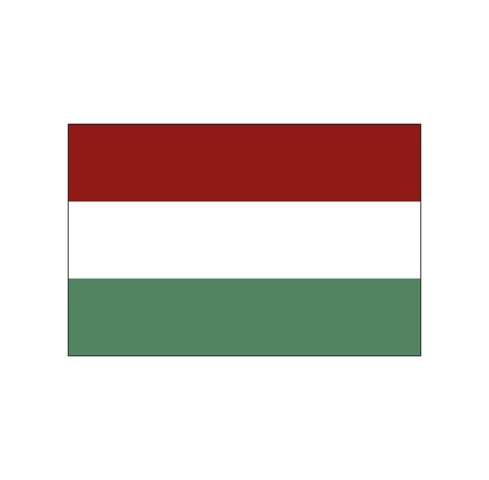 Hungary National Flag Free Vector