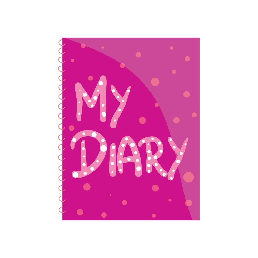 My Diary Vector
