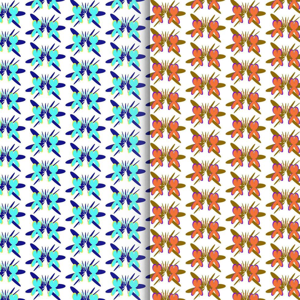 Free vector flower seamless pattern background. elegant texture for backgrounds.