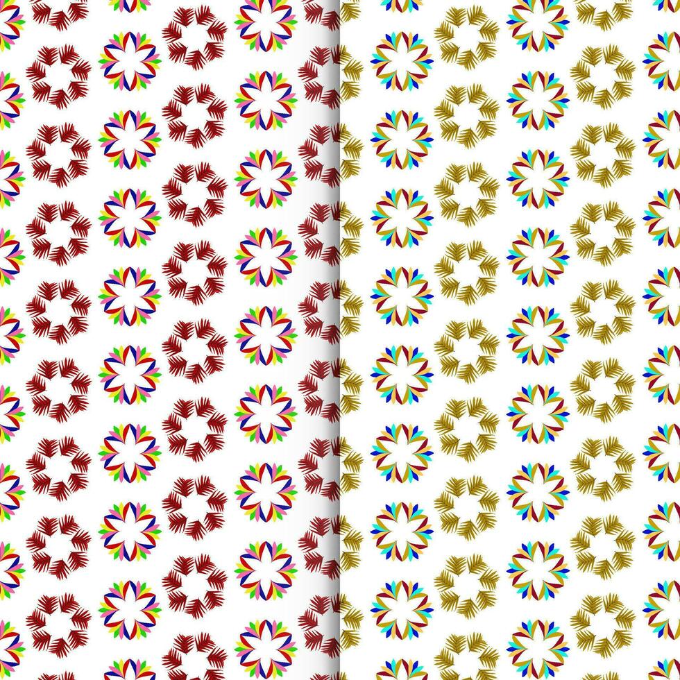 Free vector flower seamless pattern background. elegant texture for backgrounds.