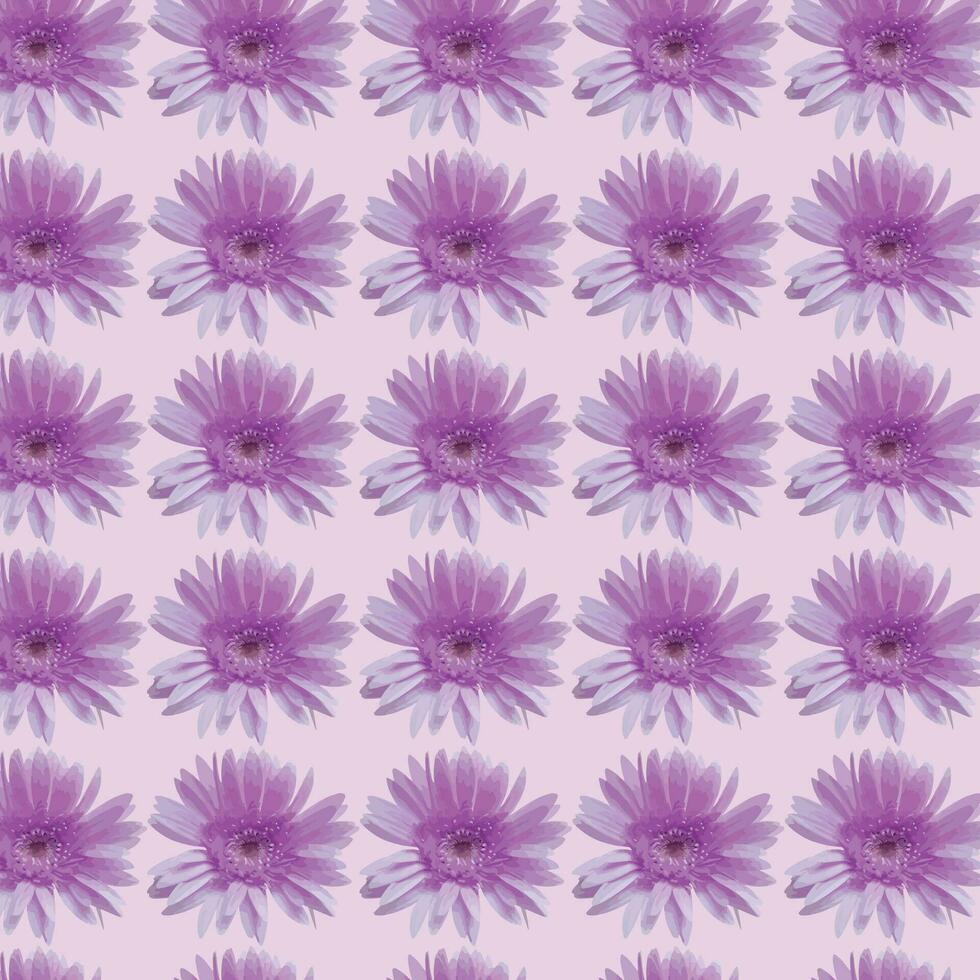 Vector white and blue seamless roses pattern in retro style with trailing vines and large flowers suitable for fabric or interior design
