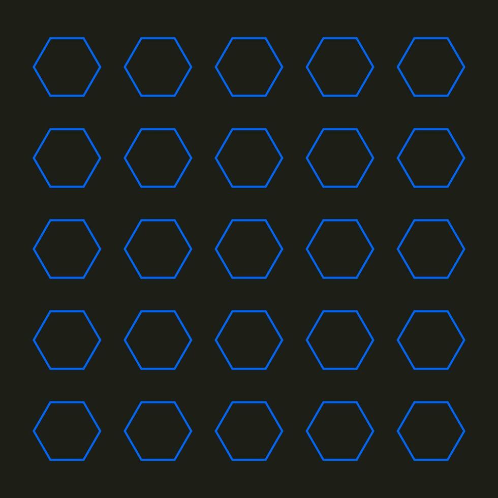 Abstract background made of blue hexagons background. Modern geometric composition with honeycombs can be used as templates and layouts. Engineering technological wallpaper. vector