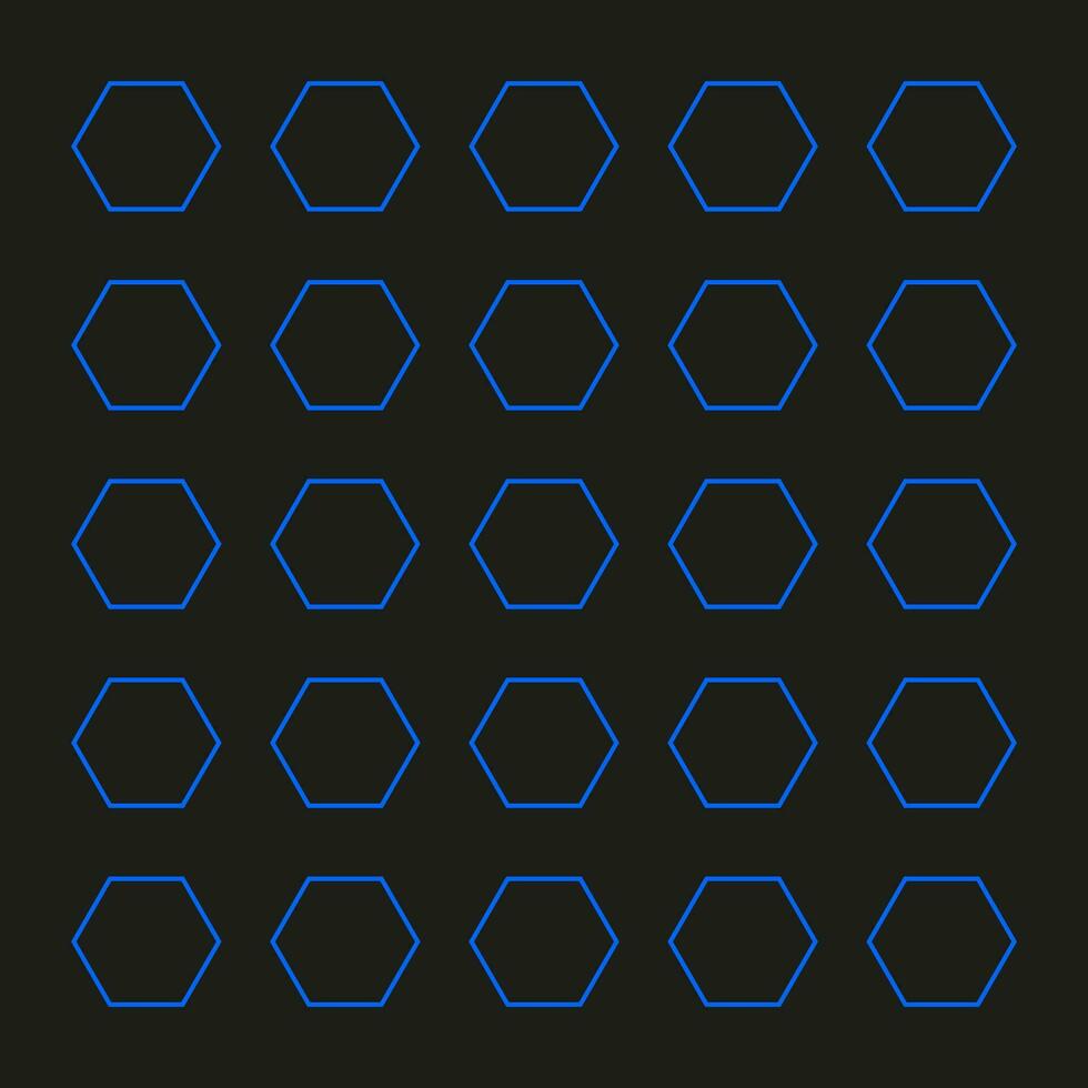 resumen antecedentes hecho de azul hexágonos antecedentes. moderno geométrico composición con panales lata ser usado como plantillas y diseños Ingenieria tecnológico fondo de pantalla. vector