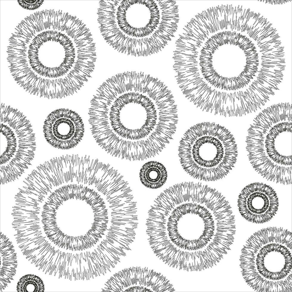 Circular vector, circle concentric pattern design. Round graphic background. Abstract geometric shapes. seamless pattern. background of geometric shapes. Design elements. Seamless geometric pattern. vector