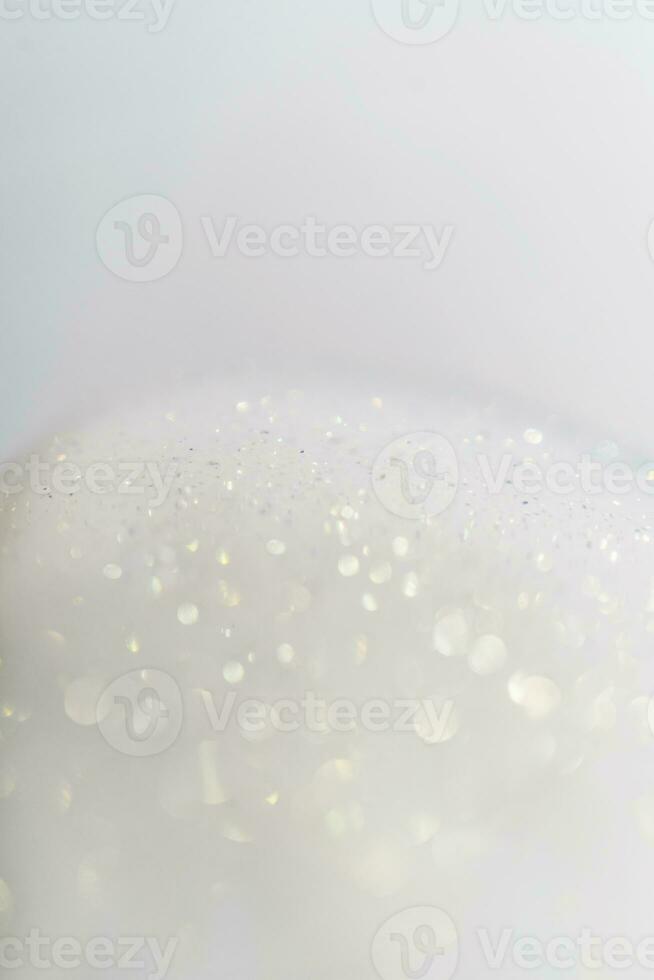 A drop of cosmetic product on a white background. photo