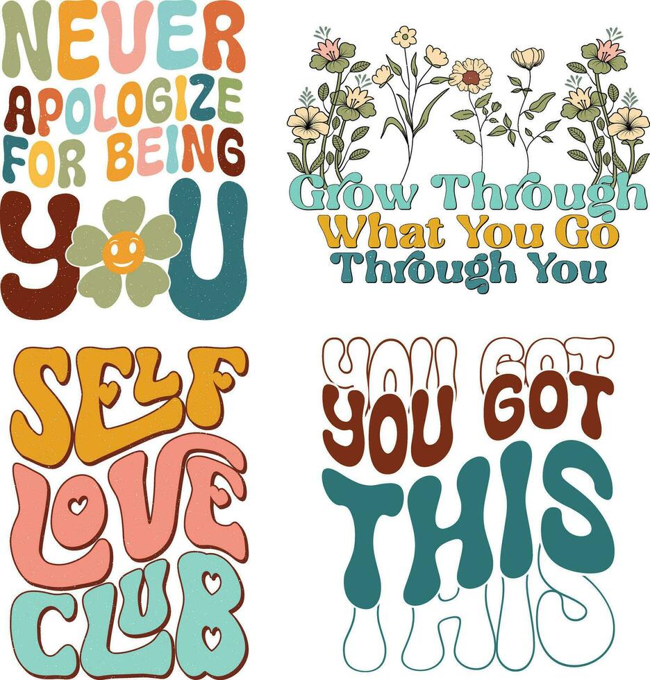 Inspirational Quotes Design vector