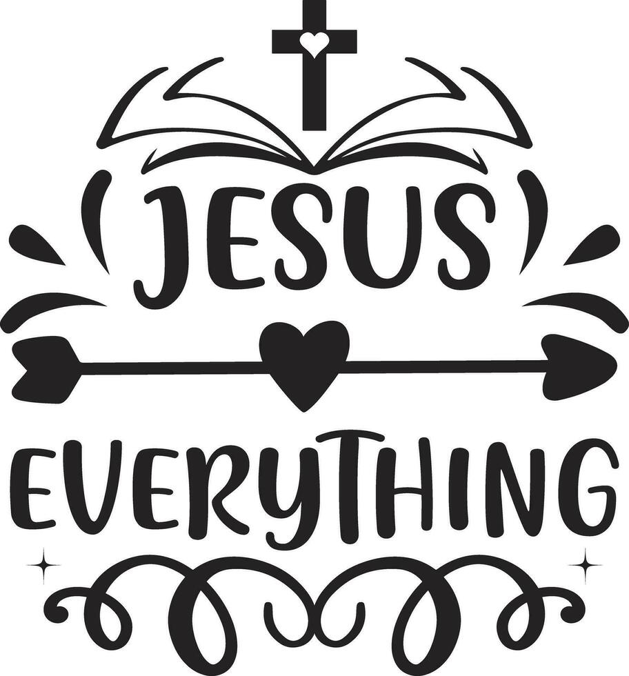 Christian Quotes Design vector