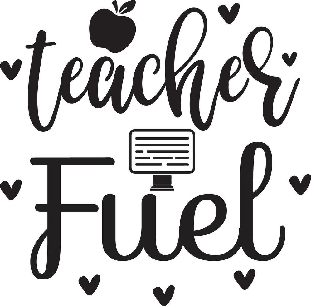 Teacher Quotes Vector Design