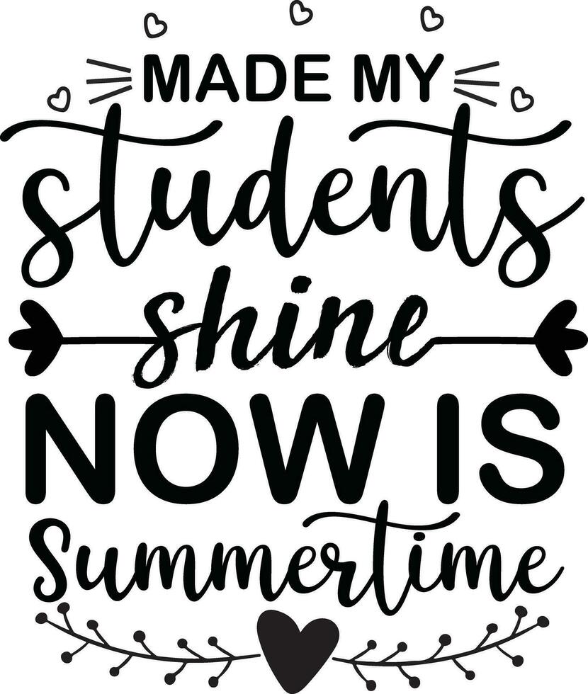 Teacher Quotes Vector Design