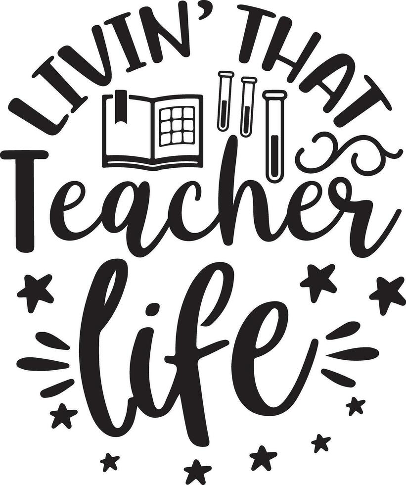 Teacher Quotes Vector Design