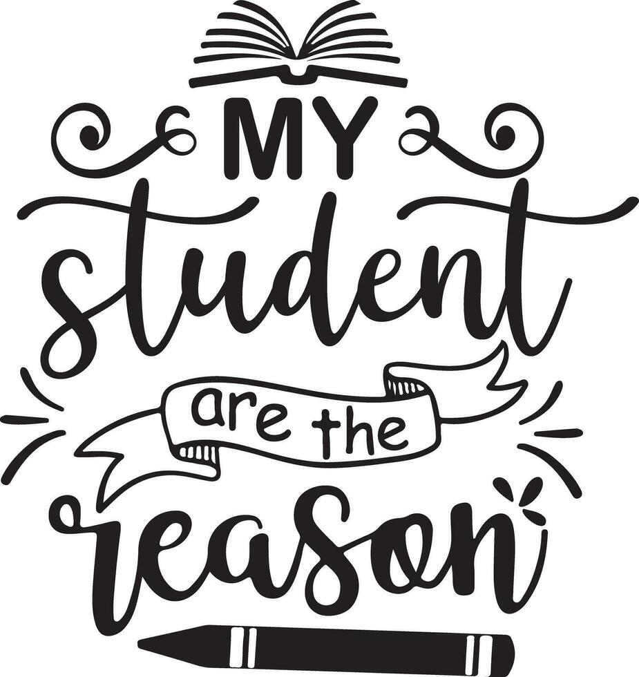 Teacher Quotes Vector Design