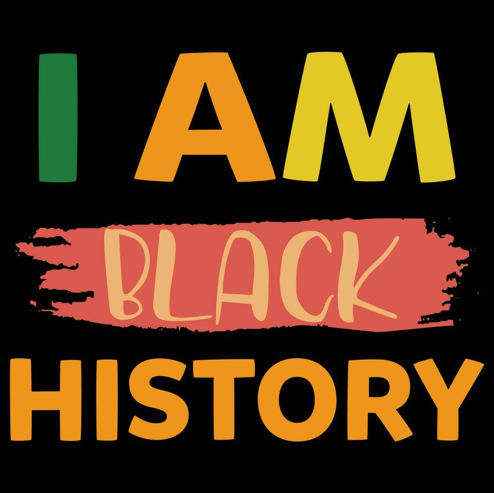 Black History T-Shirt Design Bundle vector