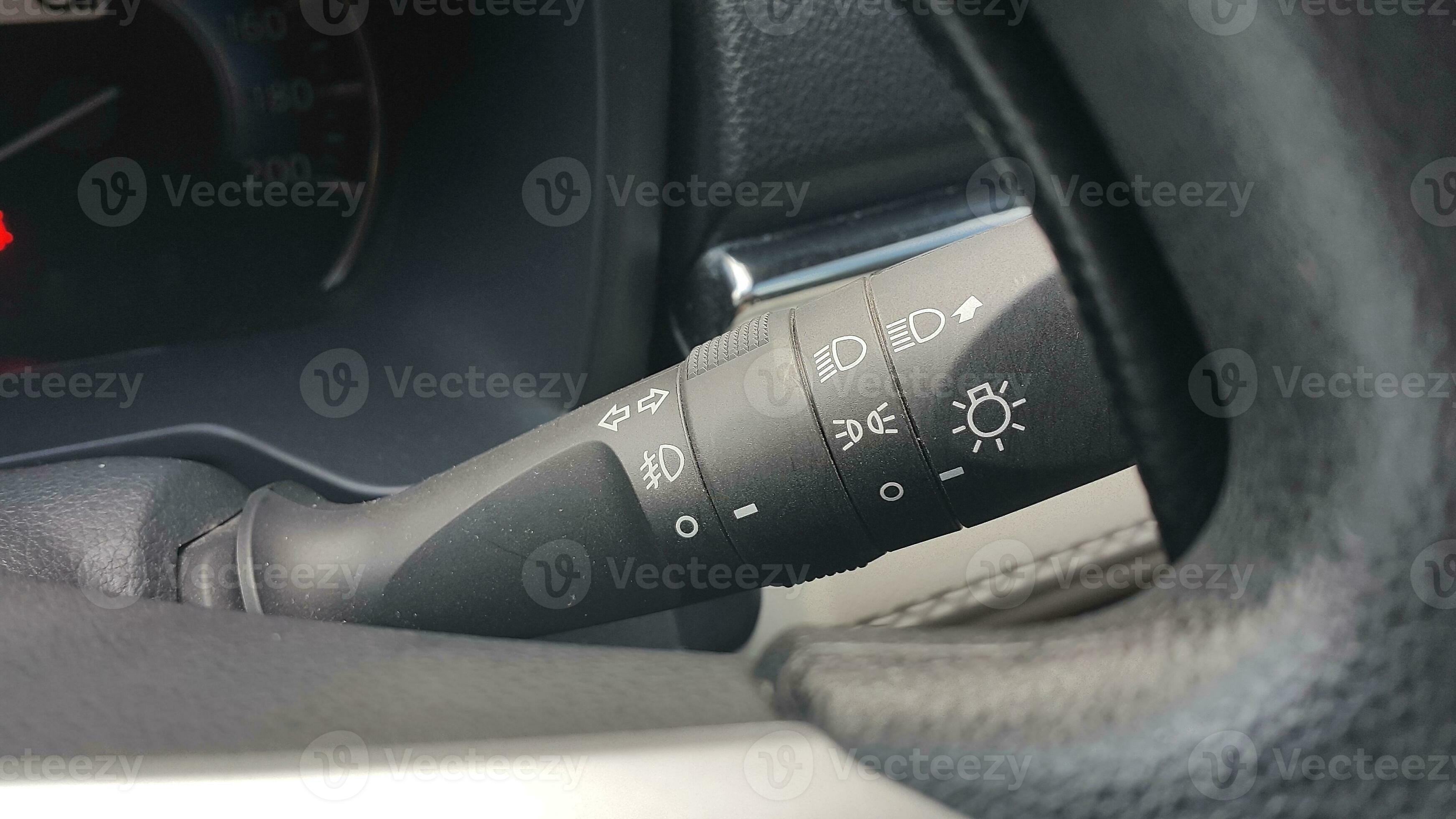 Closeup of Japan car light switch 25692308 Stock Photo at Vecteezy