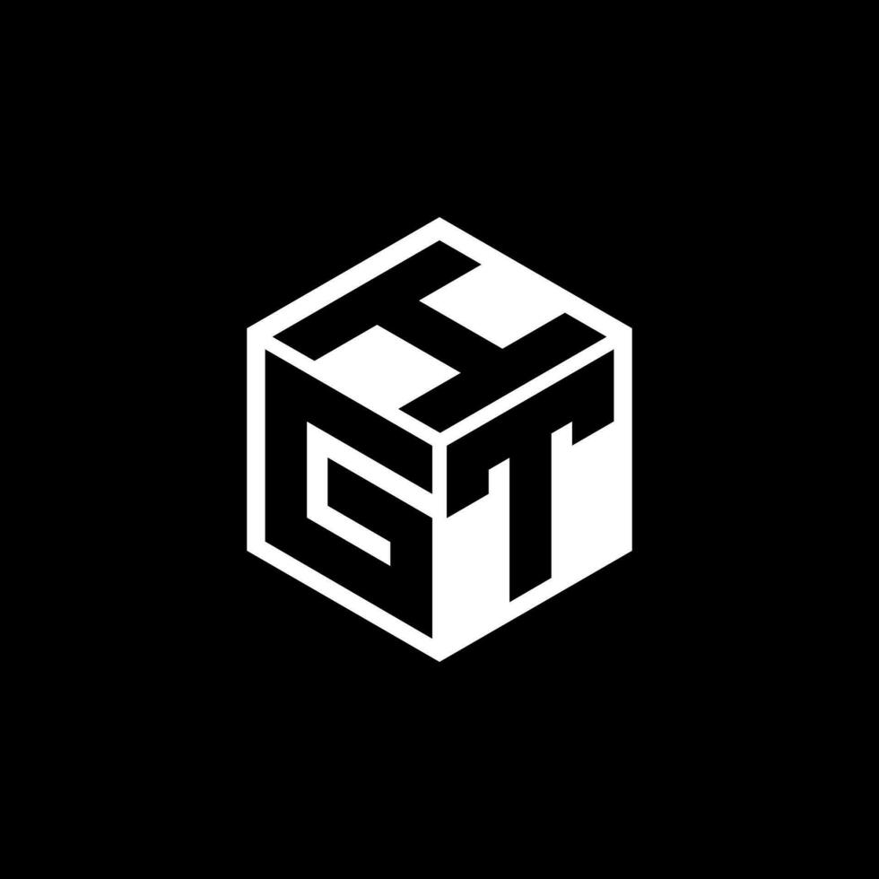 GTI letter logo design in illustration. Vector logo, calligraphy designs for logo, Poster, Invitation, etc.