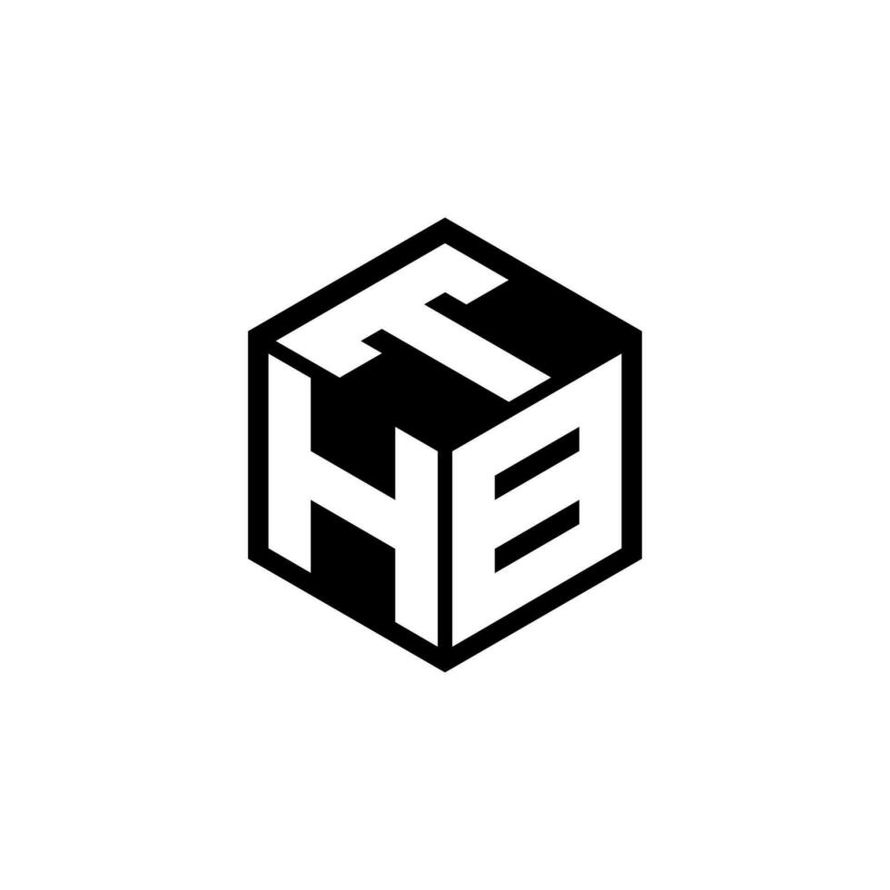 diseño del logotipo de la letra hbt en la ilustración. logotipo vectorial, diseños de caligrafía para logotipo, afiche, invitación, etc. vector