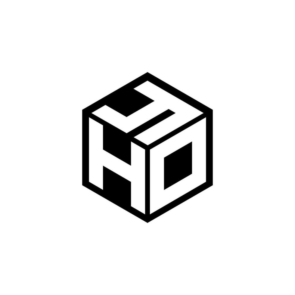 HDY letter logo design in illustration. Vector logo, calligraphy designs for logo, Poster, Invitation, etc.